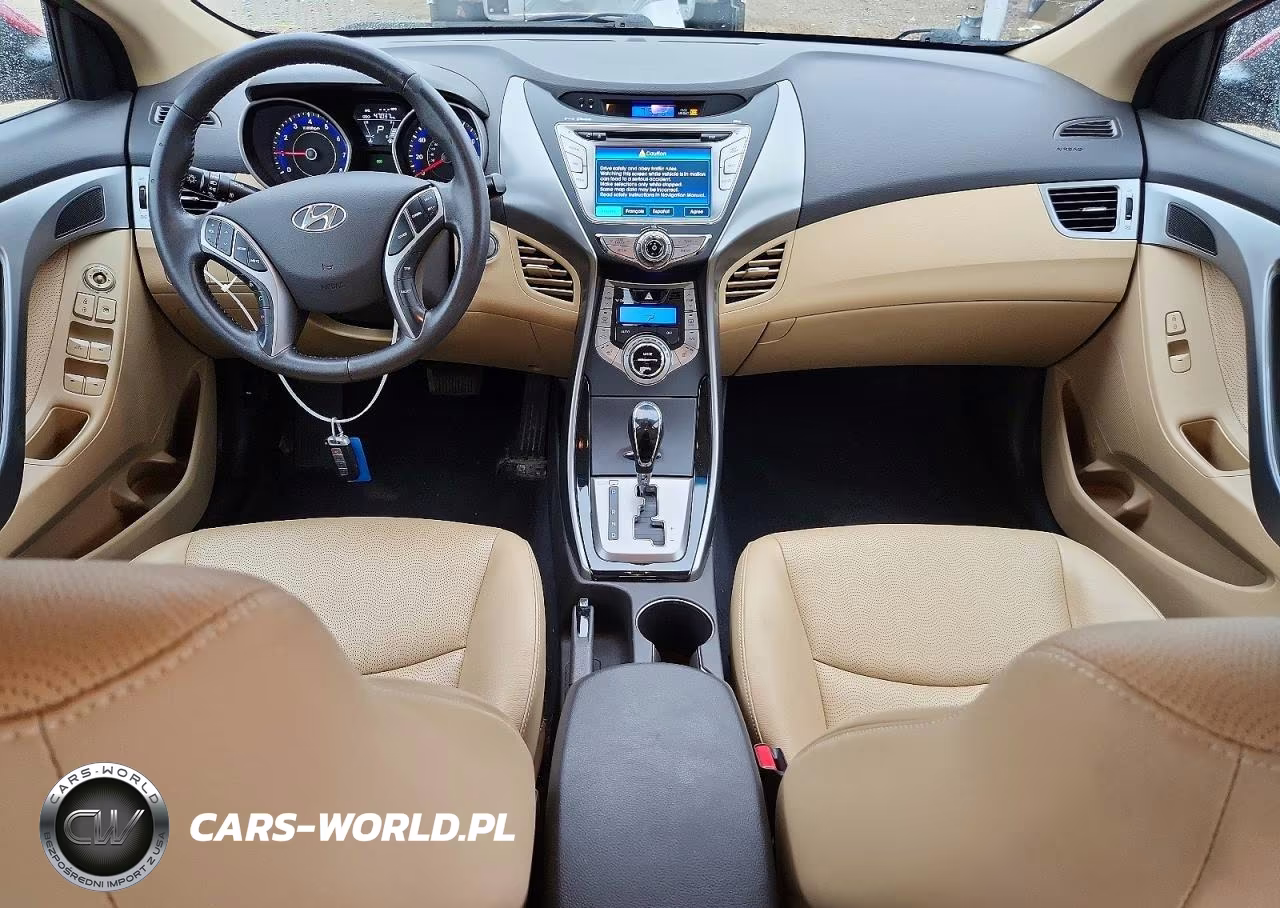 2013 Hyundai Elantra Limited VIN:KMHDH4AE8DU670787 - 8