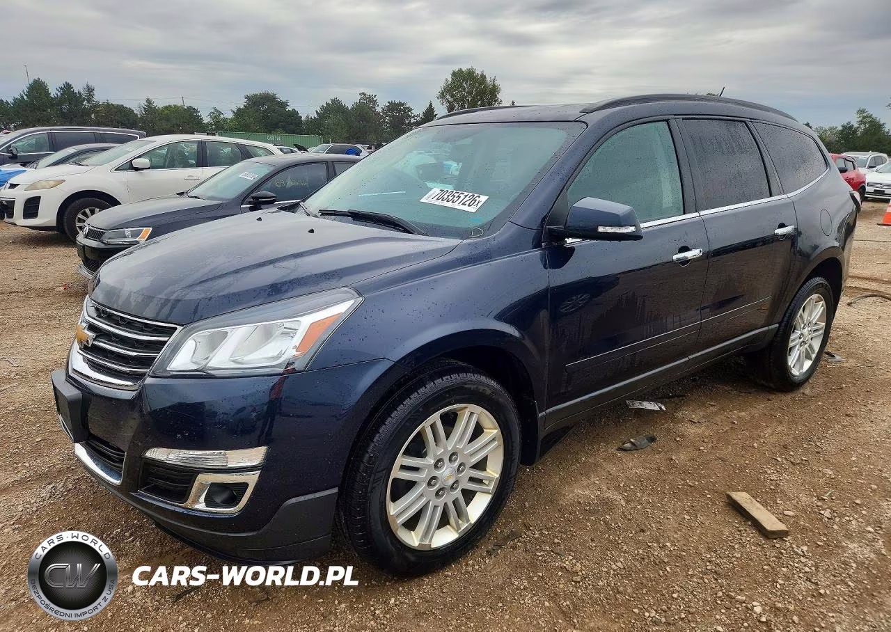2015 Chevrolet Traverse Lt VIN:1GNKRGKD6FJ337516 - 1