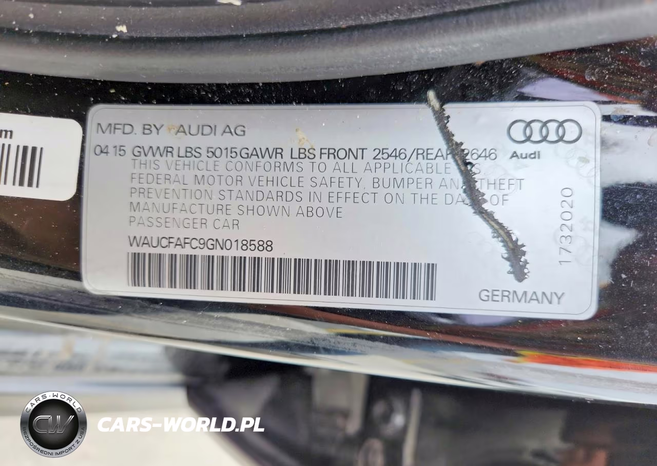 2016 Audi A6 Premium VIN:WAUCFAFC9GN018588 - 12