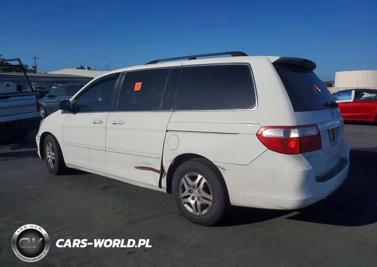 2007 Honda Odyssey Exl VIN:5FNRL38767B417944 - 2