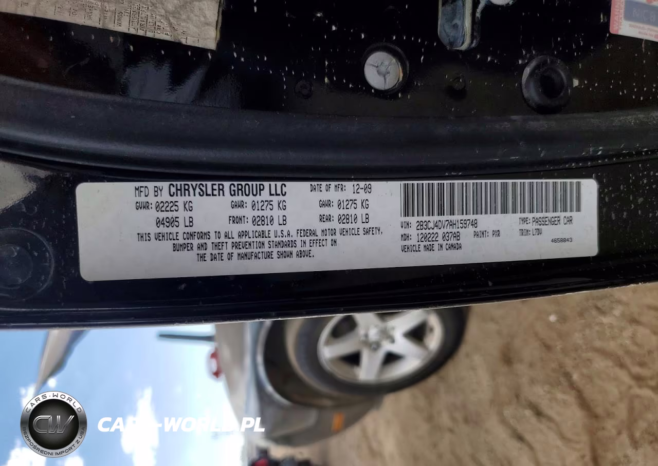 2010 Dodge Challenger Se VIN:2B3CJ4DV7AH159748 - 12