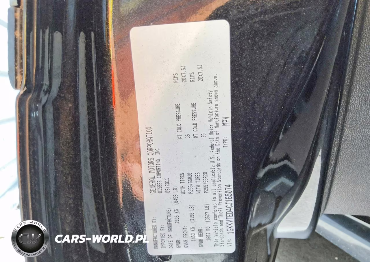2012 GMC Acadia Denali VIN:1GKKVTED4CJ165074 - 5