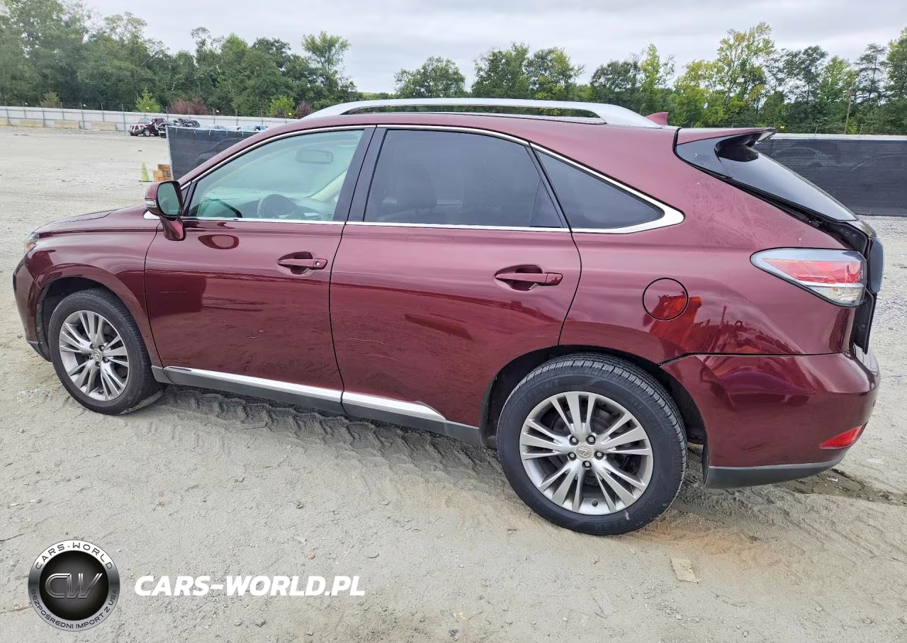 2014 Lexus Rx 350 Base VIN:2T2ZK1BA3EC138976 - 2