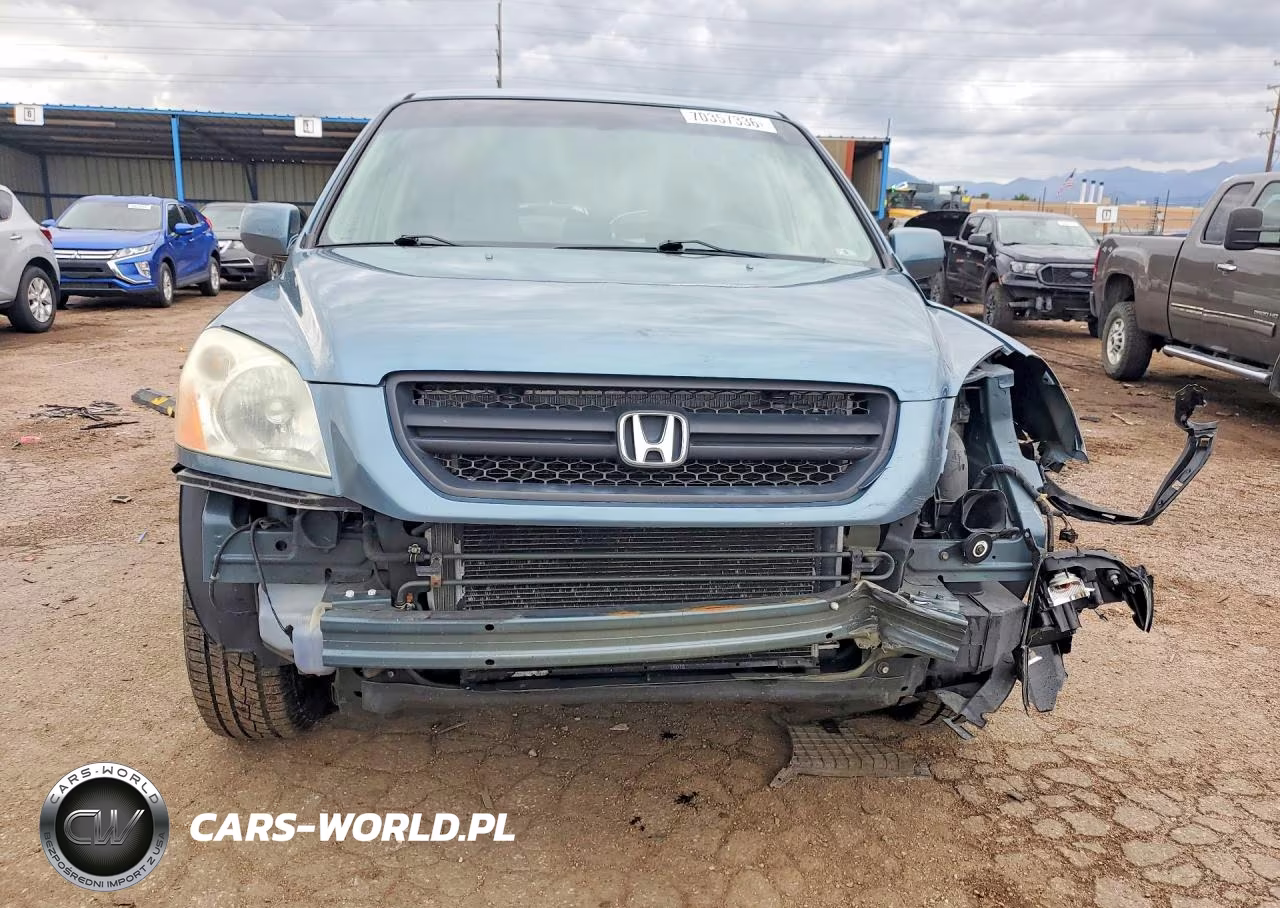 2005 Honda Pilot Ex VIN:2HKYF18435H542427 - 5