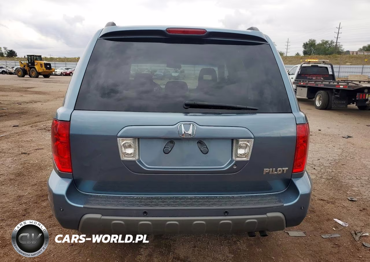 2005 Honda Pilot Ex VIN:2HKYF18435H542427 - 6