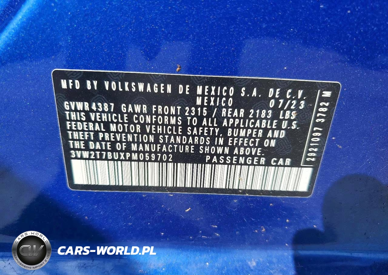 2023 Volkswagen Jetta Gli Autobahn VIN:3VW2T7BUXPM059702 - 12