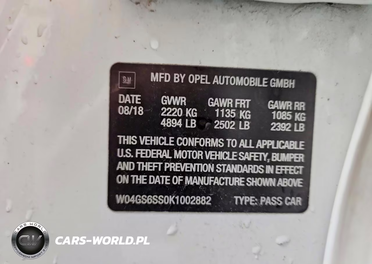 2019 Buick Regal Gs VIN:W04GS6SS0K1002882 - 12