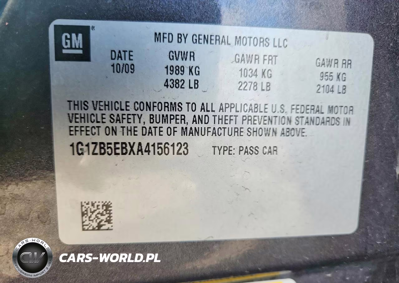 2010 Chevrolet Malibu Ls VIN:1G1ZB5EBXA4156123 - 12