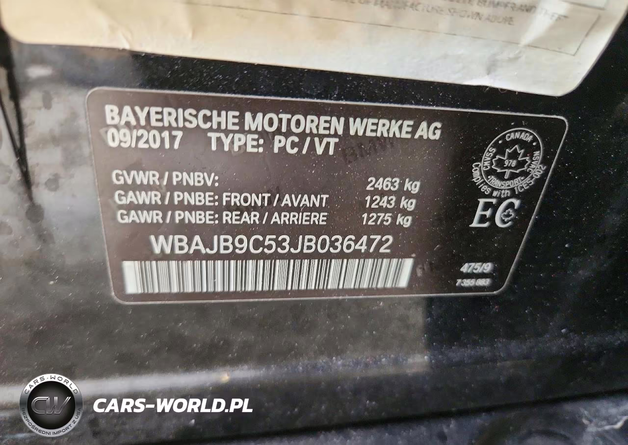 2018 BMW M550Xi VIN:WBAJB9C53JB036472 - 12