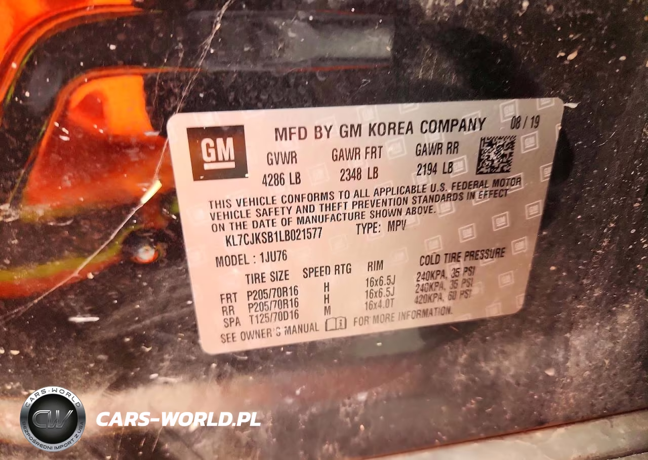 2020 Chevrolet Trax Ls VIN:KL7CJKSB1LB021577 - 13