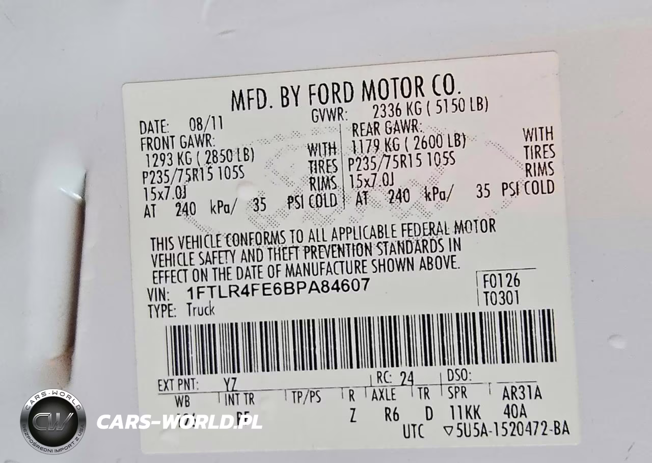 2011 Ford Ranger Super Cab VIN:1FTLR4FE6BPA84607 - 12