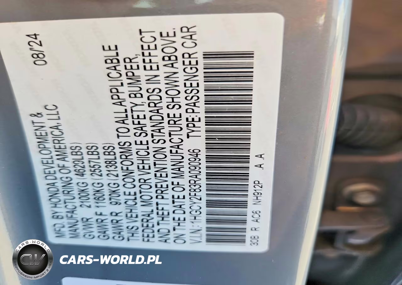 2024 Honda Accord Touring Hybrid VIN:1HGCY2F83RA090946 - 13