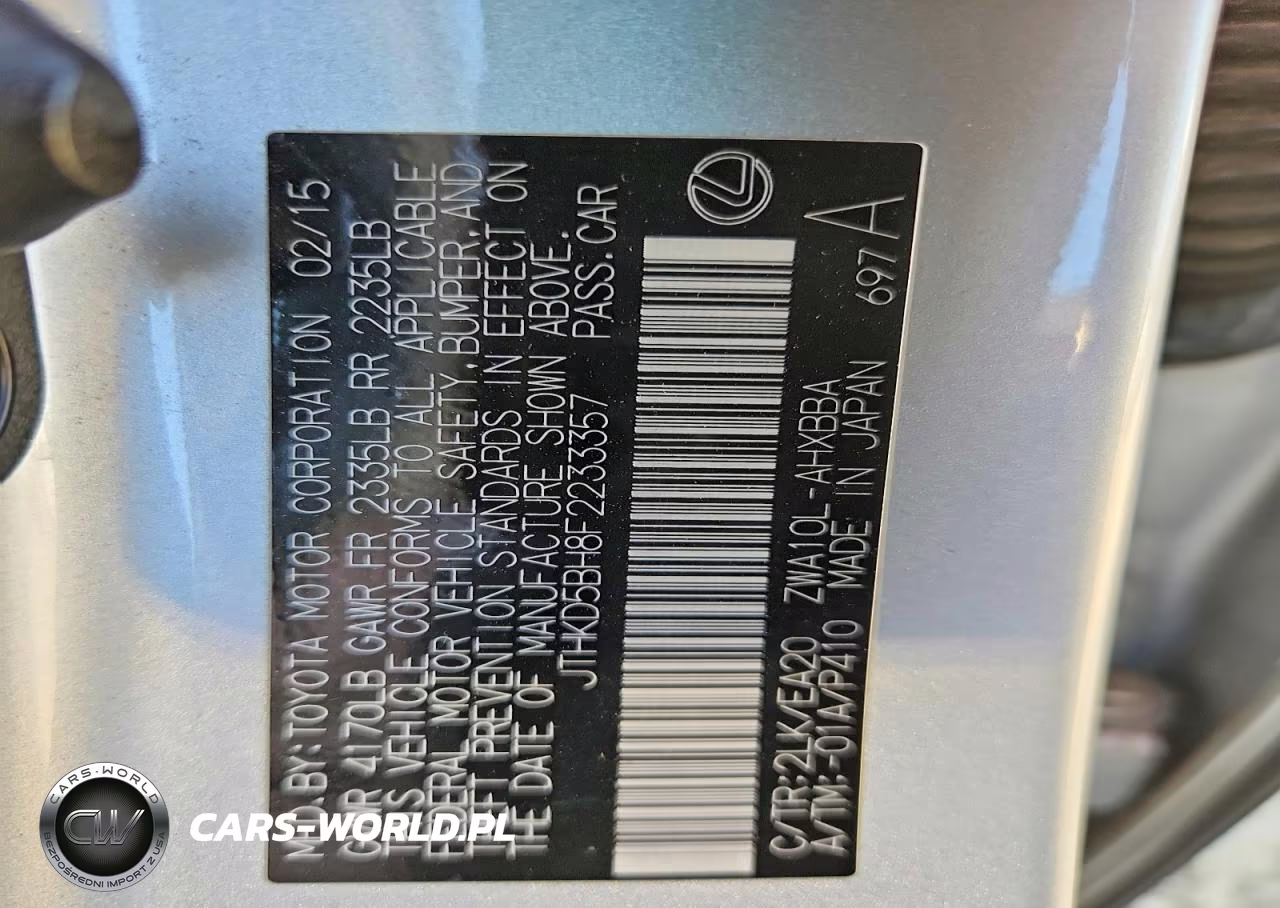 2015 Lexus Ct 200 VIN:JTHKD5BH8F2233357 - 13