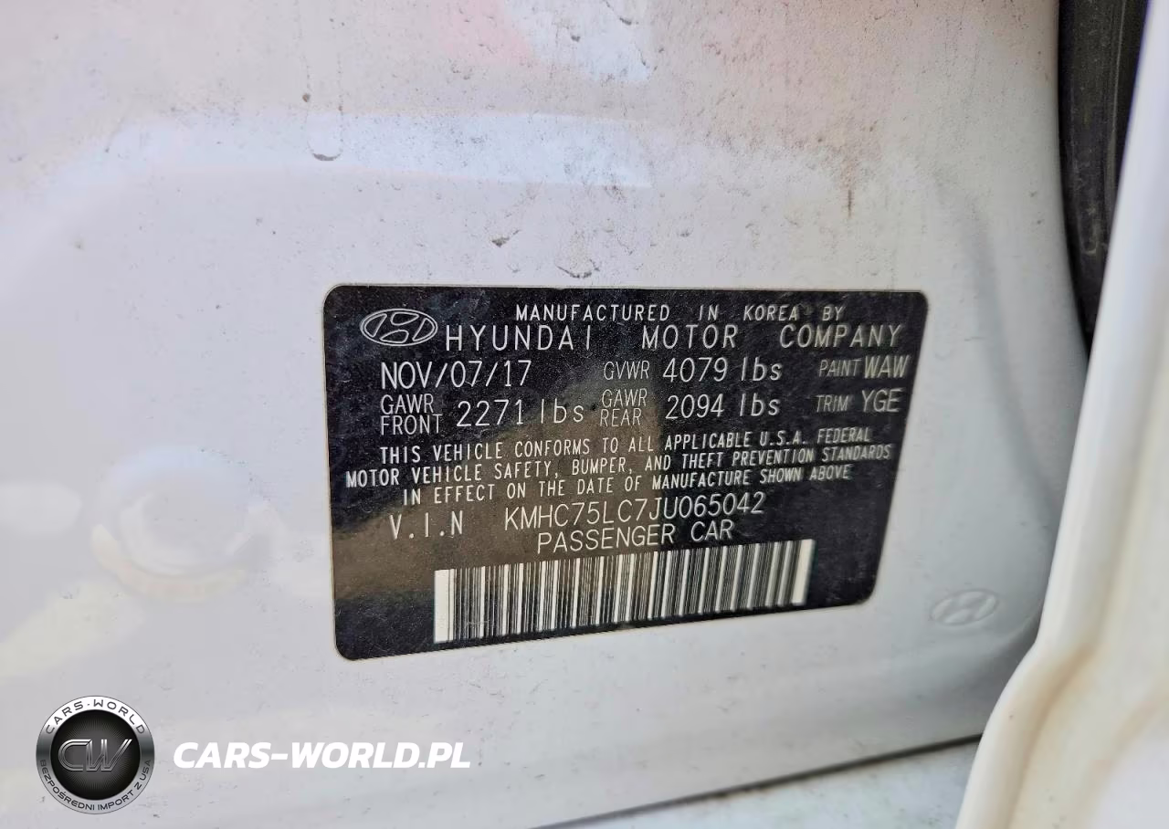 2018 Hyundai Ioniq Sel VIN:KMHC75LC7JU065042 - 13