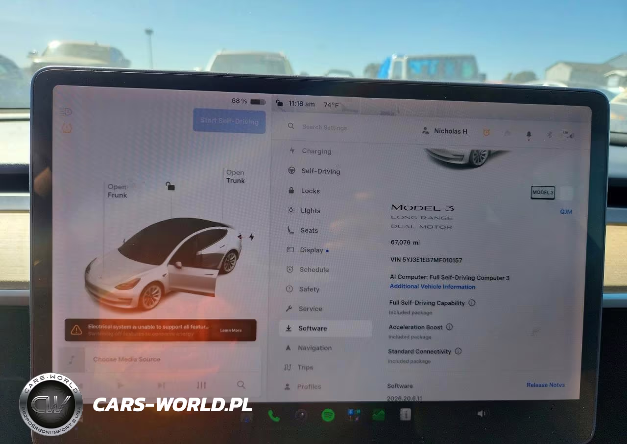 2021 Tesla Model 3 VIN:5YJ3E1EB7MF010157 - 9