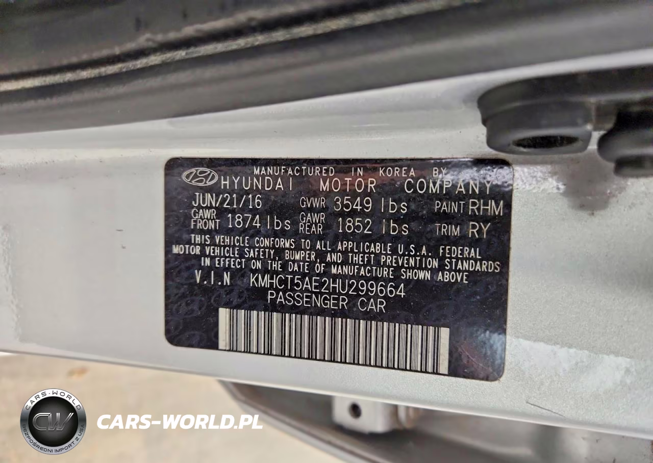 2017 Hyundai Accent Se VIN:KMHCT5AE2HU299664 - 13