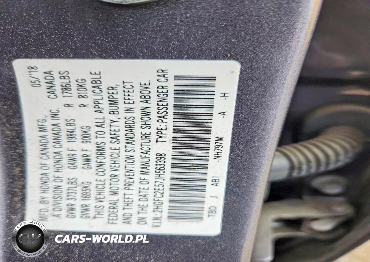 2018 Honda Civic Lx VIN:2HGFC2E57JH563398 - 12