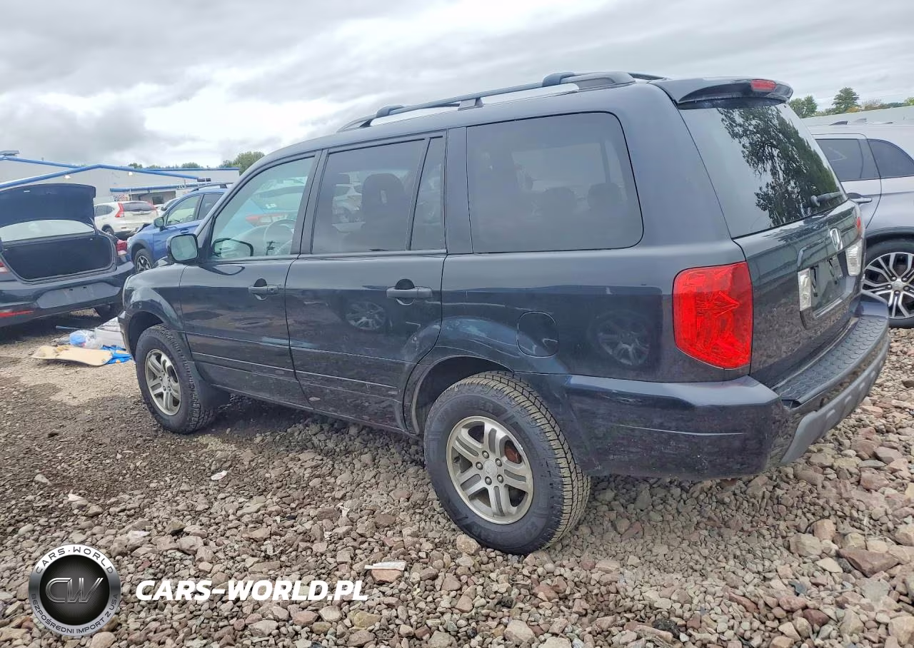 2004 Honda Pilot Exl VIN:2HKYF18544H570051 - 2