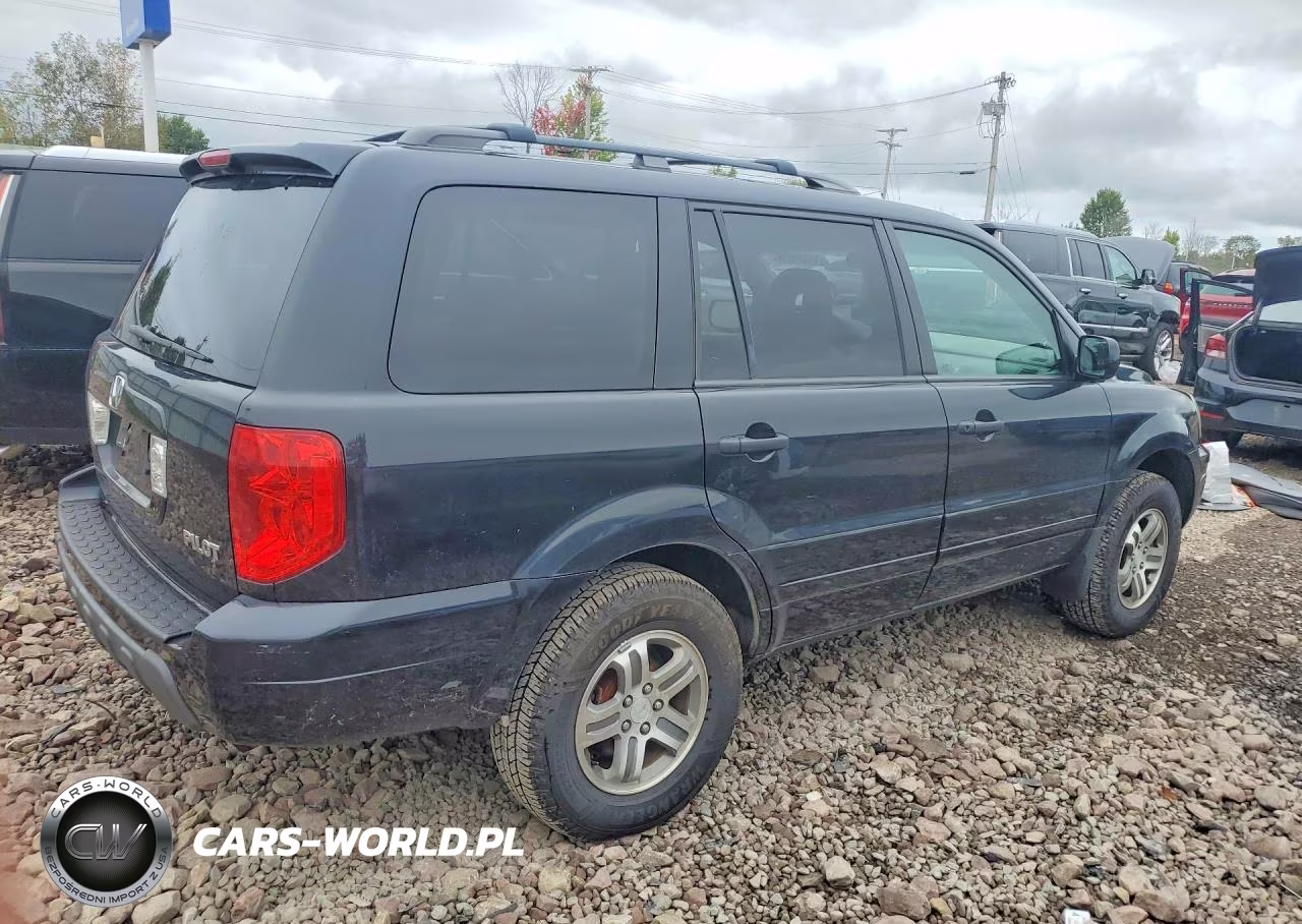 2004 Honda Pilot Exl VIN:2HKYF18544H570051 - 3