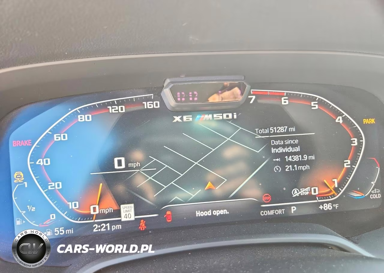 2022 BMW X6 M50I VIN:5UXCY8C03N9N02745 - 9