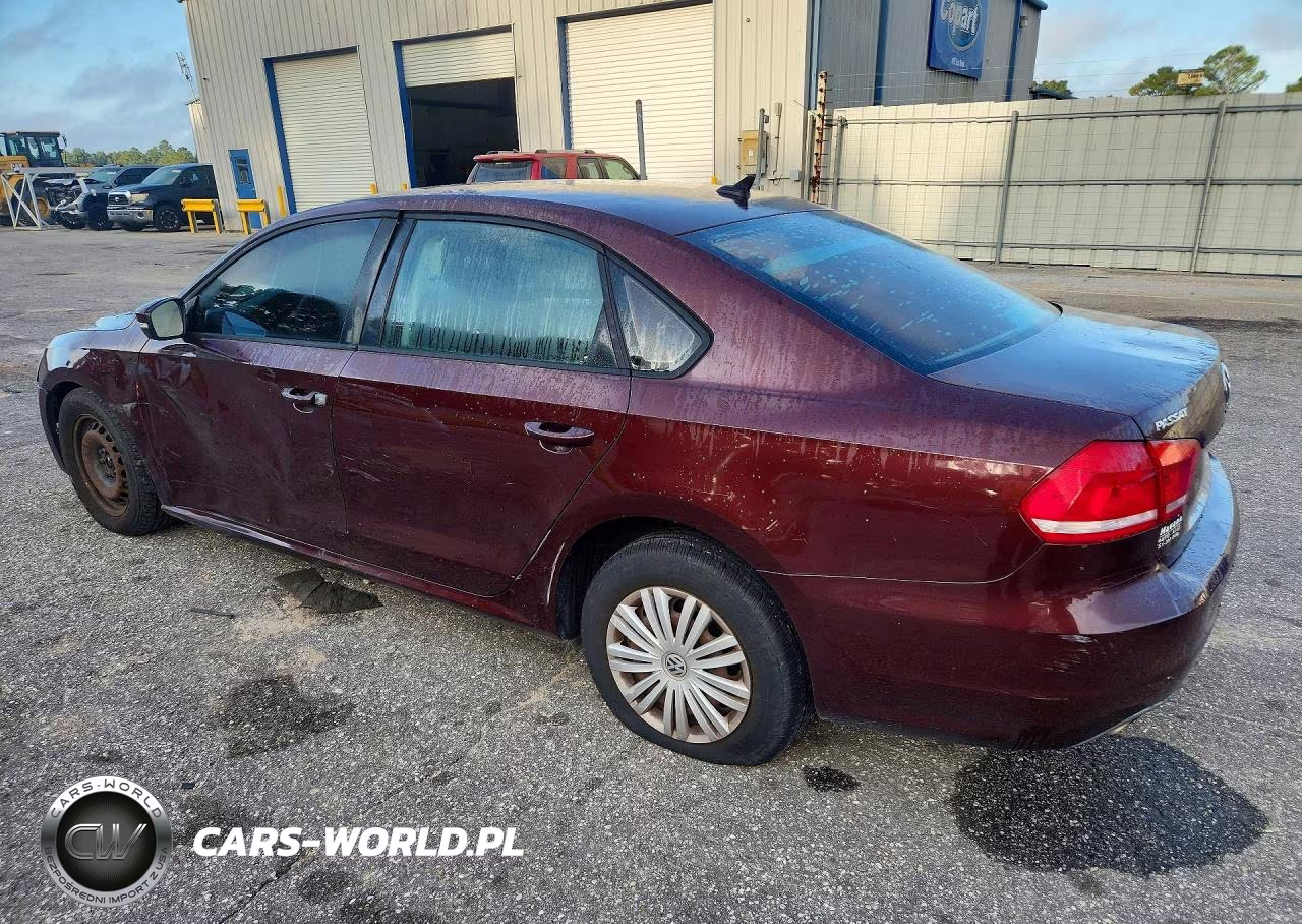 2014 Volkswagen Passat S VIN:1VWAP7A30EC027381 - 2