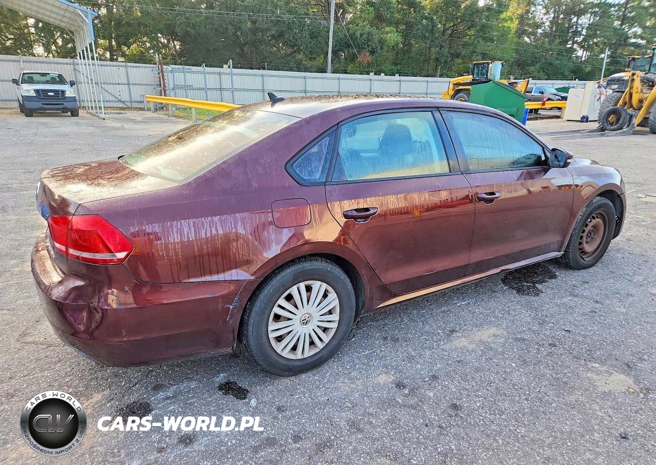 2014 Volkswagen Passat S VIN:1VWAP7A30EC027381 - 3