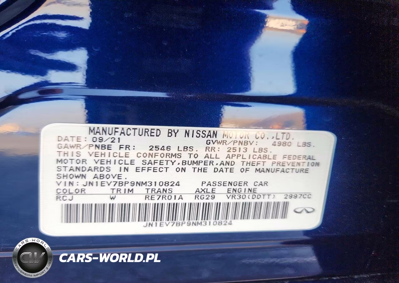 2022 Infiniti Q50 Luxe VIN:JN1EV7BP9NM310824 - 12
