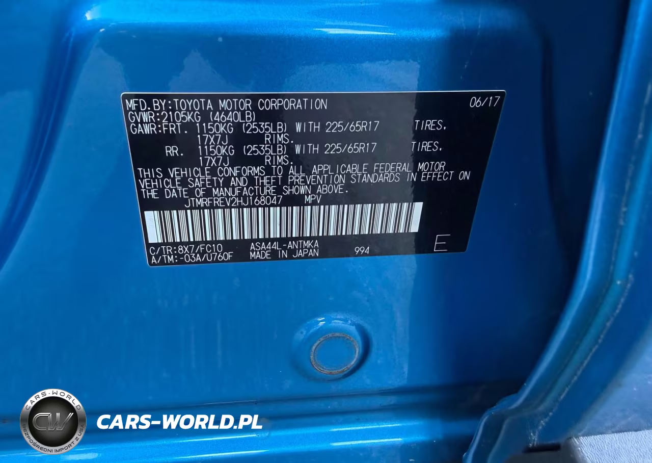 2017 Toyota Rav4 Xle VIN:JTMRFREV2HJ168047 - 11