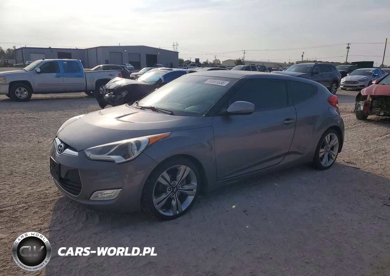 2012 Hyundai Veloster Base VIN:KMHTC6AD7CU076915 - 1