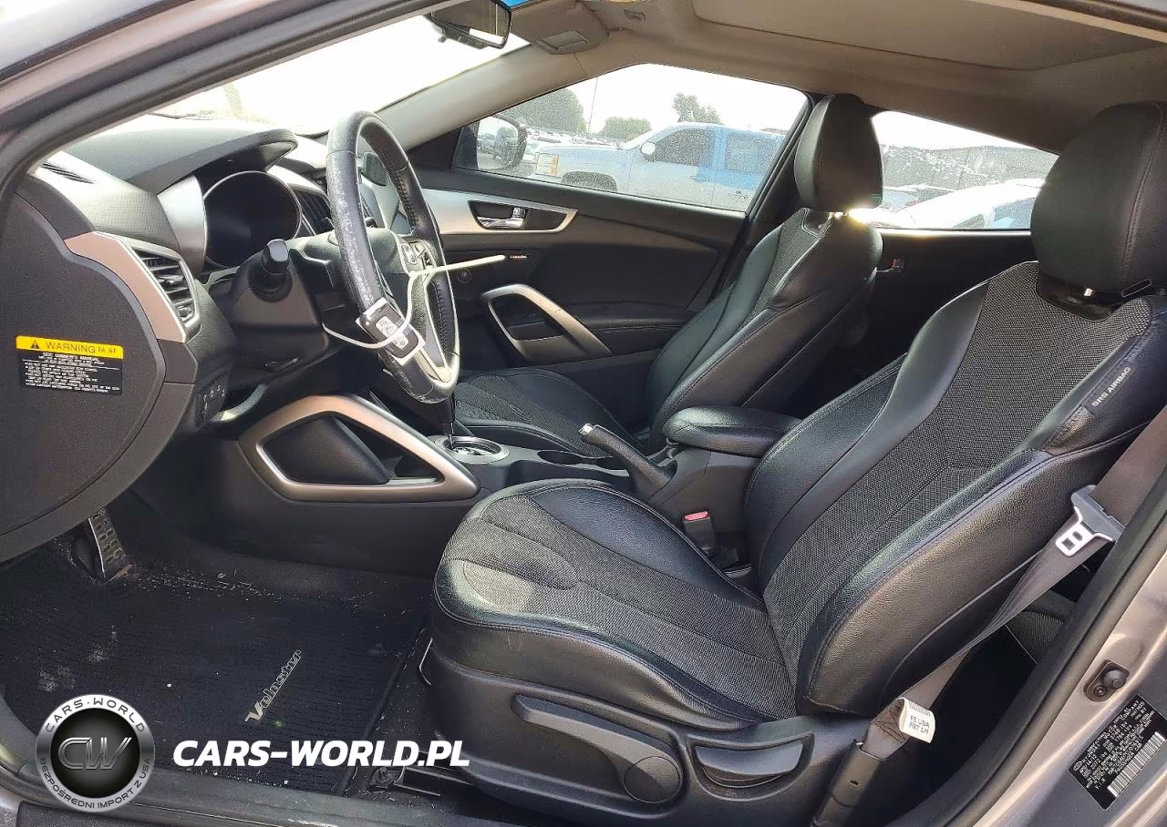 2012 Hyundai Veloster Base VIN:KMHTC6AD7CU076915 - 7