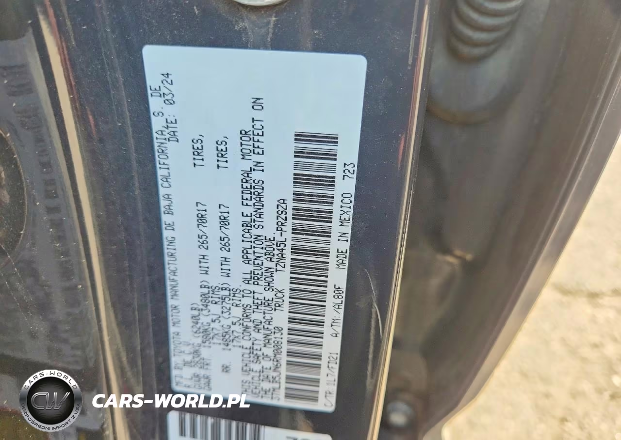 2024 Toyota Tacoma Trd Off-Road VIN:3TMLB5JN6RM008130 - 12