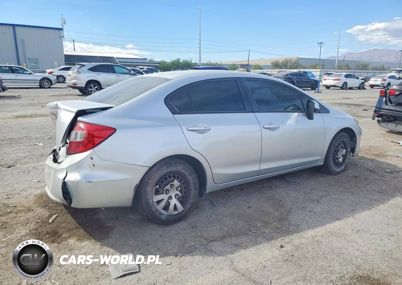 2012 Honda Civic Lx VIN:2HGFB2F53CH518835 - 3