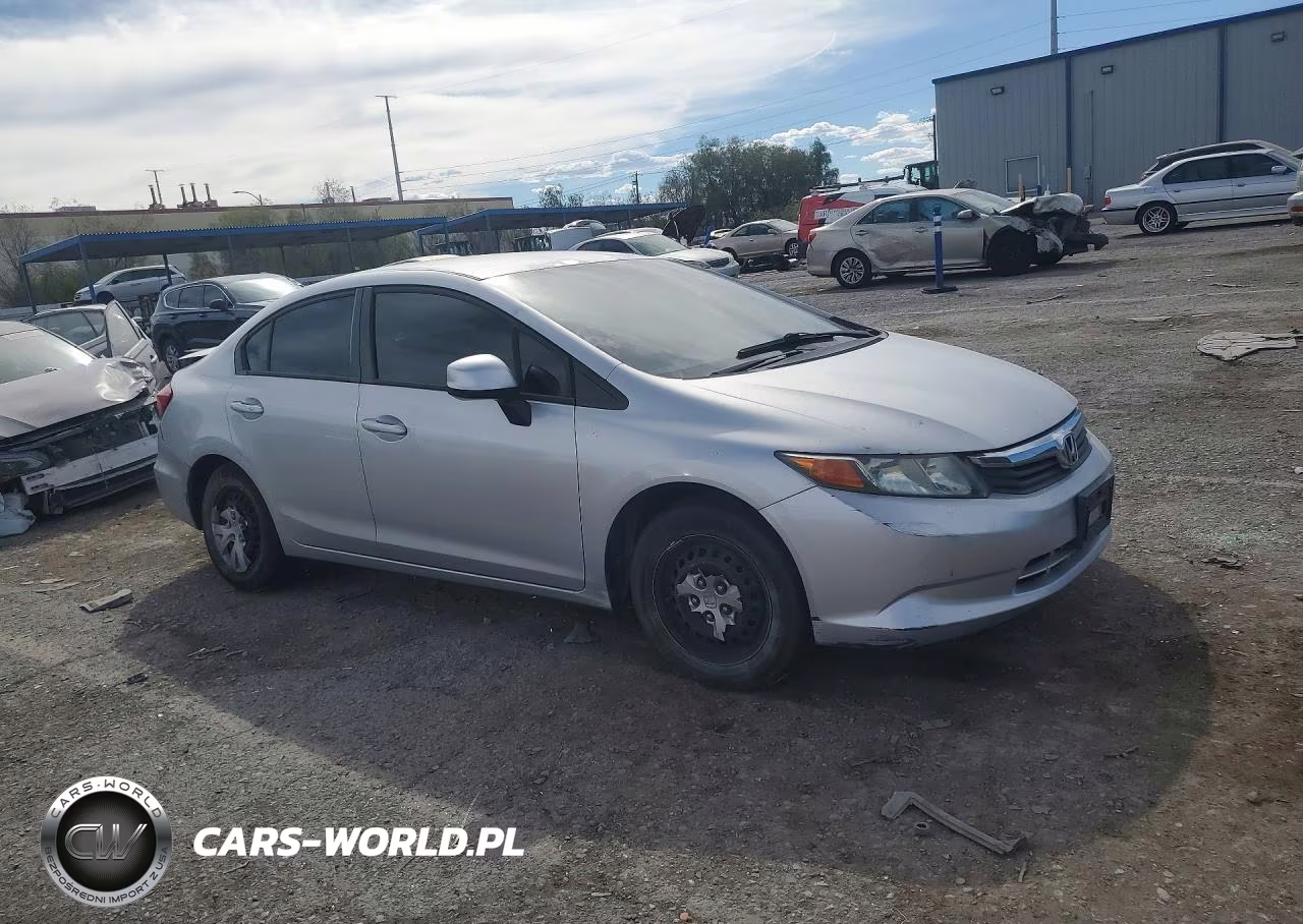 2012 Honda Civic Lx VIN:2HGFB2F53CH518835 - 4