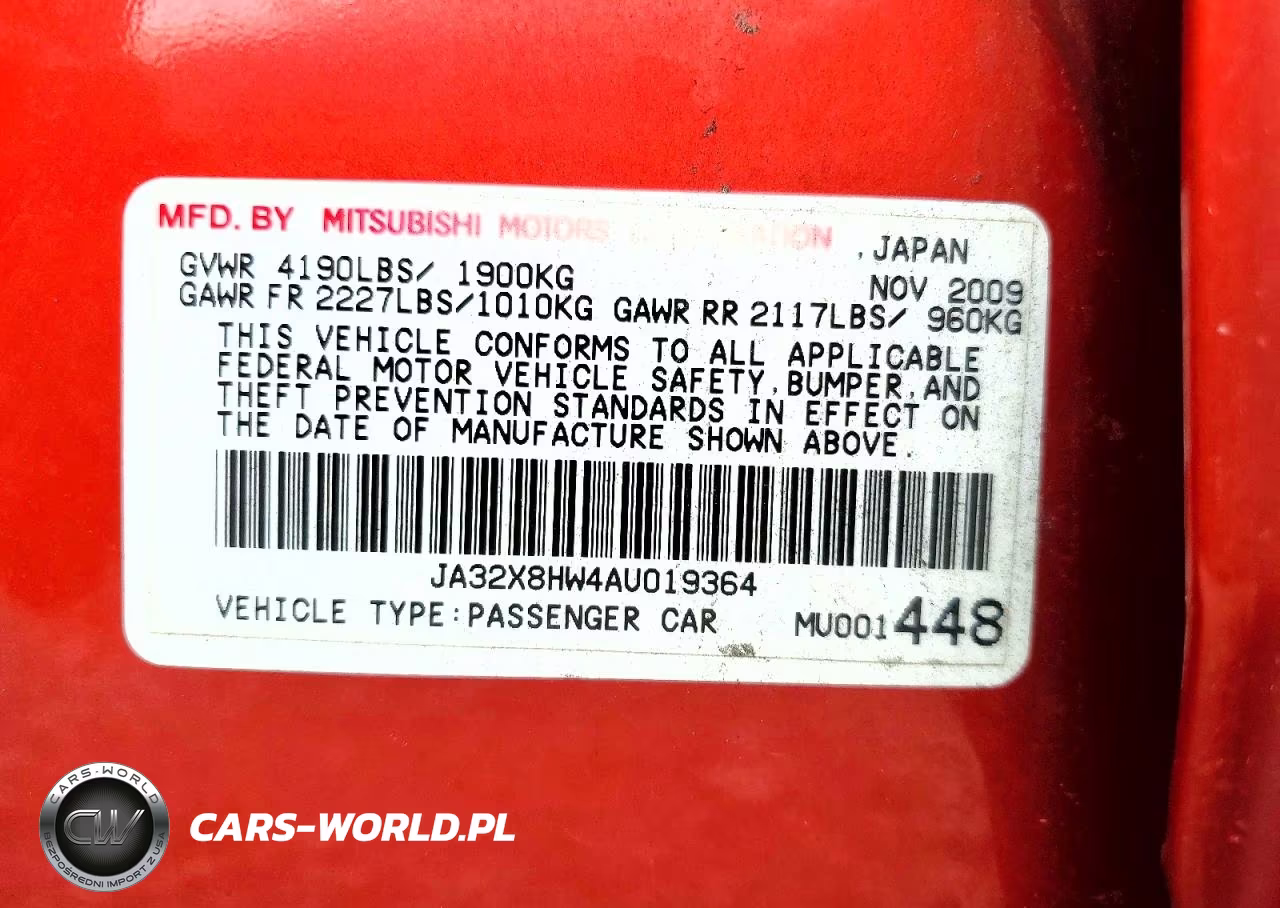 2010 Mitsubishi Lancer Gts VIN:JA32X8HW4AU019364 - 13