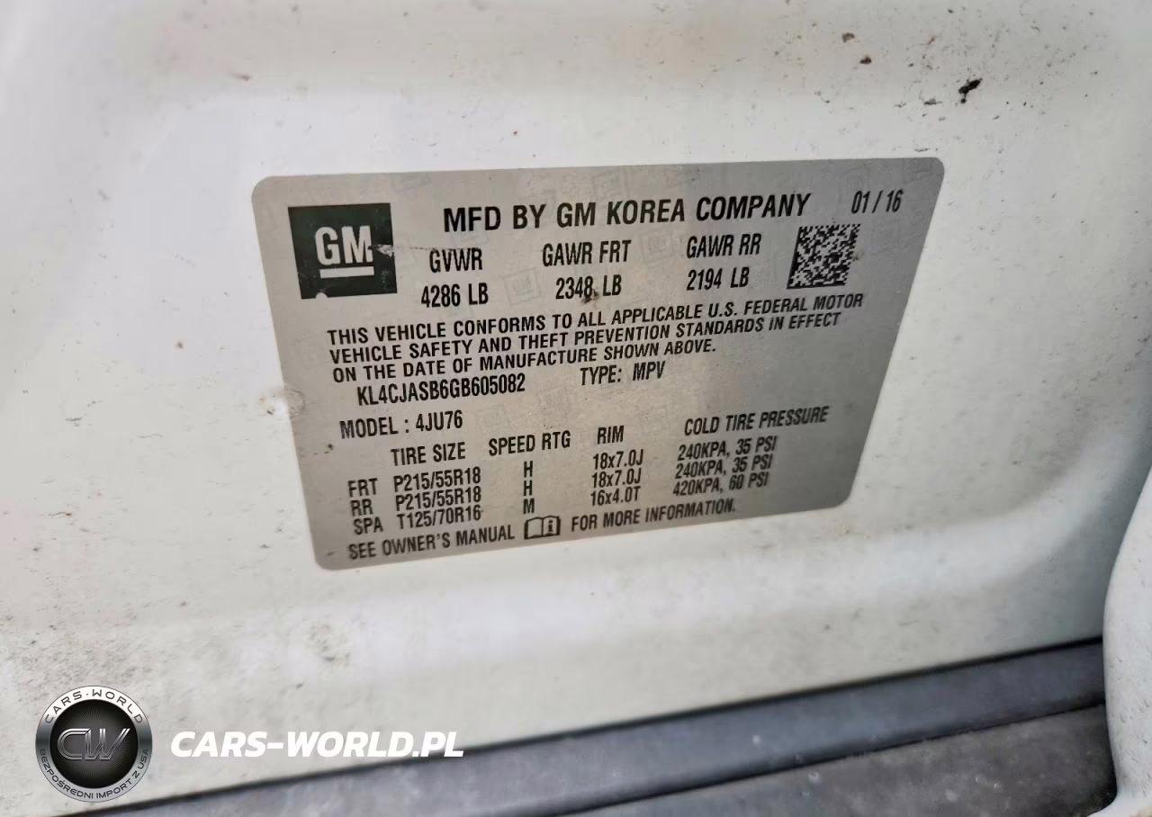 2016 Buick Encore VIN:KL4CJASB6GB605082 - 13