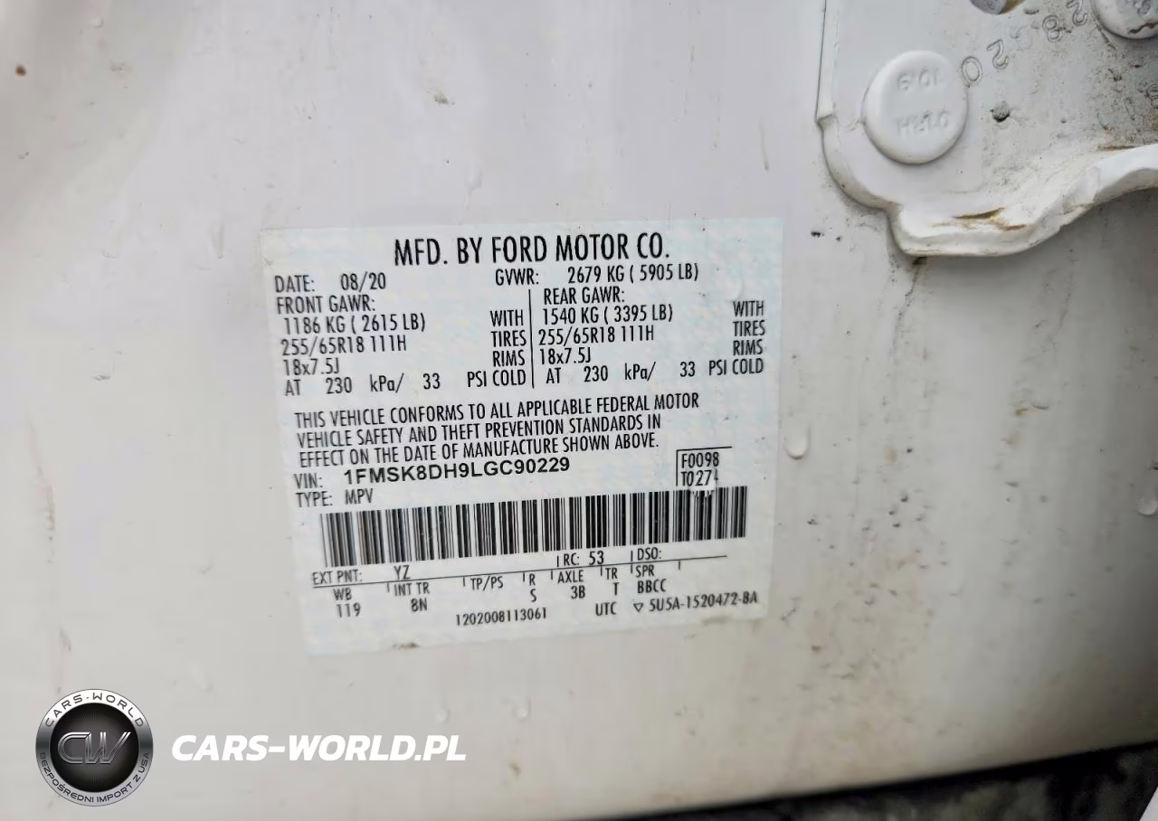 2020 Ford Explorer Xlt VIN:1FMSK8DH9LGC90229 - 13
