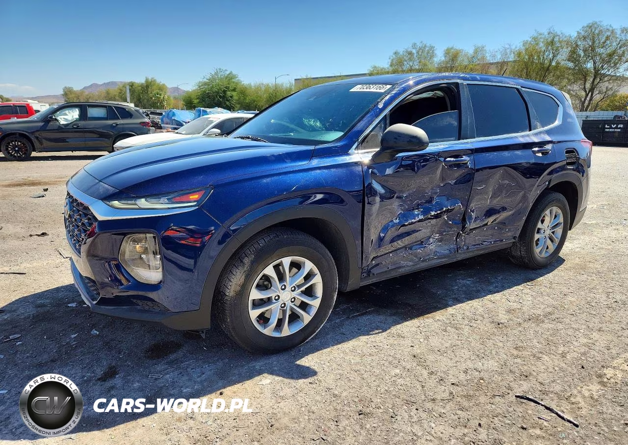 2019 Hyundai Santa Fe Se VIN:5NMS23AD7KH104073 - 1