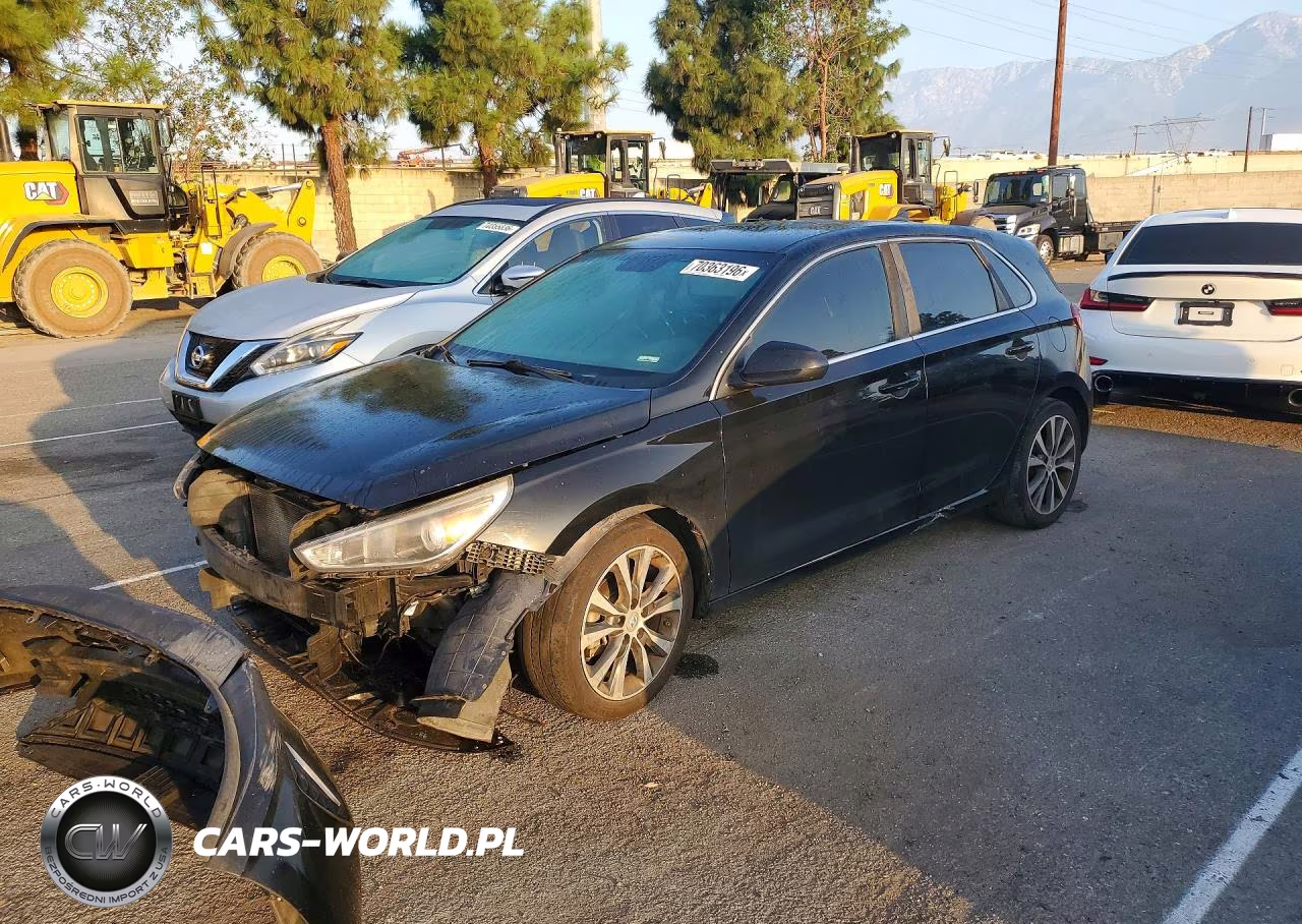 2019 Hyundai Elantra Gt Base VIN:KMHH35LE8KU099396 - 1