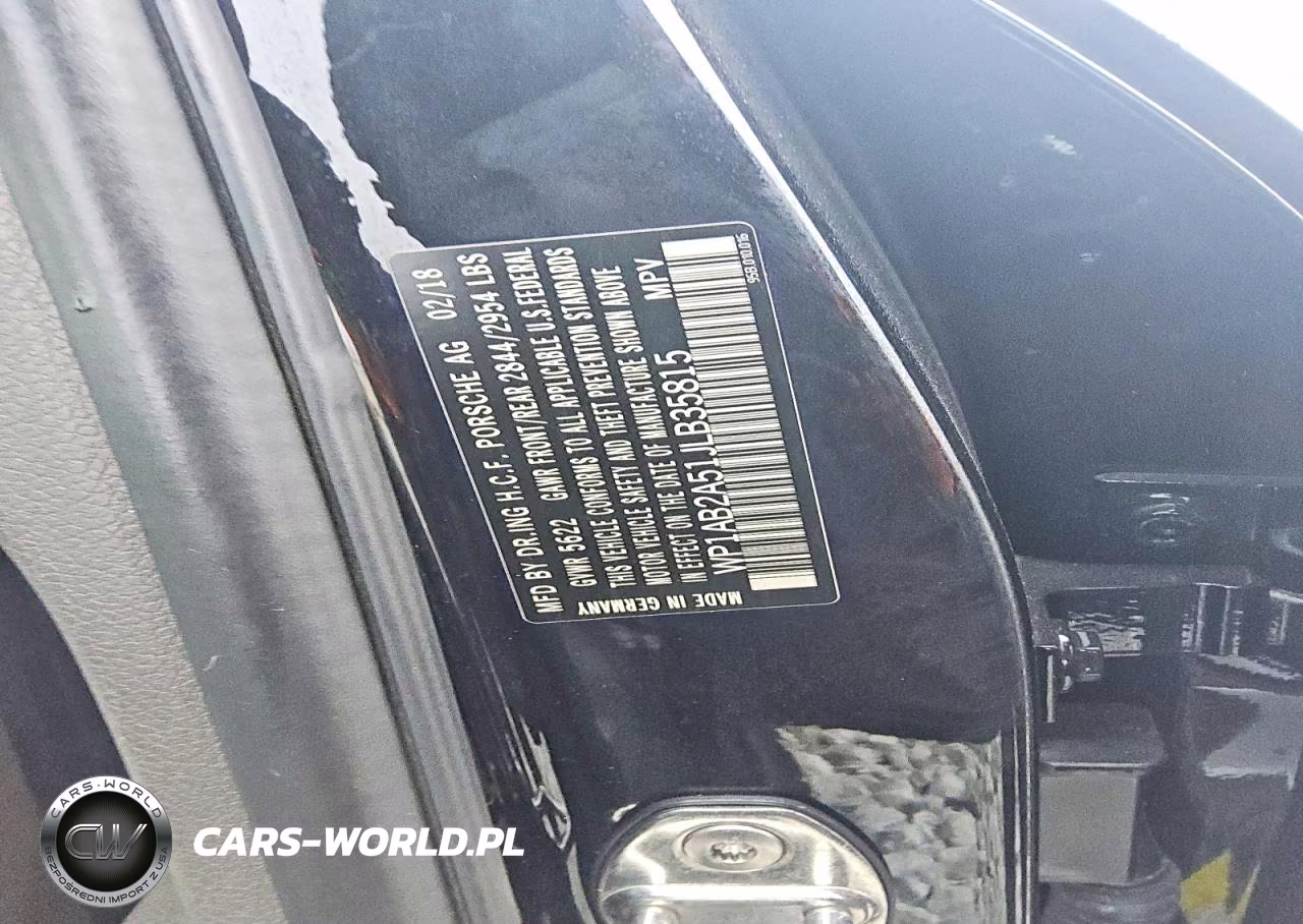 2018 Porsche Macan S VIN:WP1AB2A51JLB35815 - 14