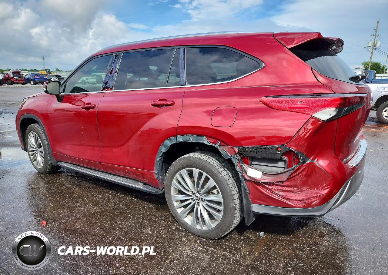 2022 Toyota Highlander Hybrid Platinum VIN:5TDFARAHXNS012645 - 2