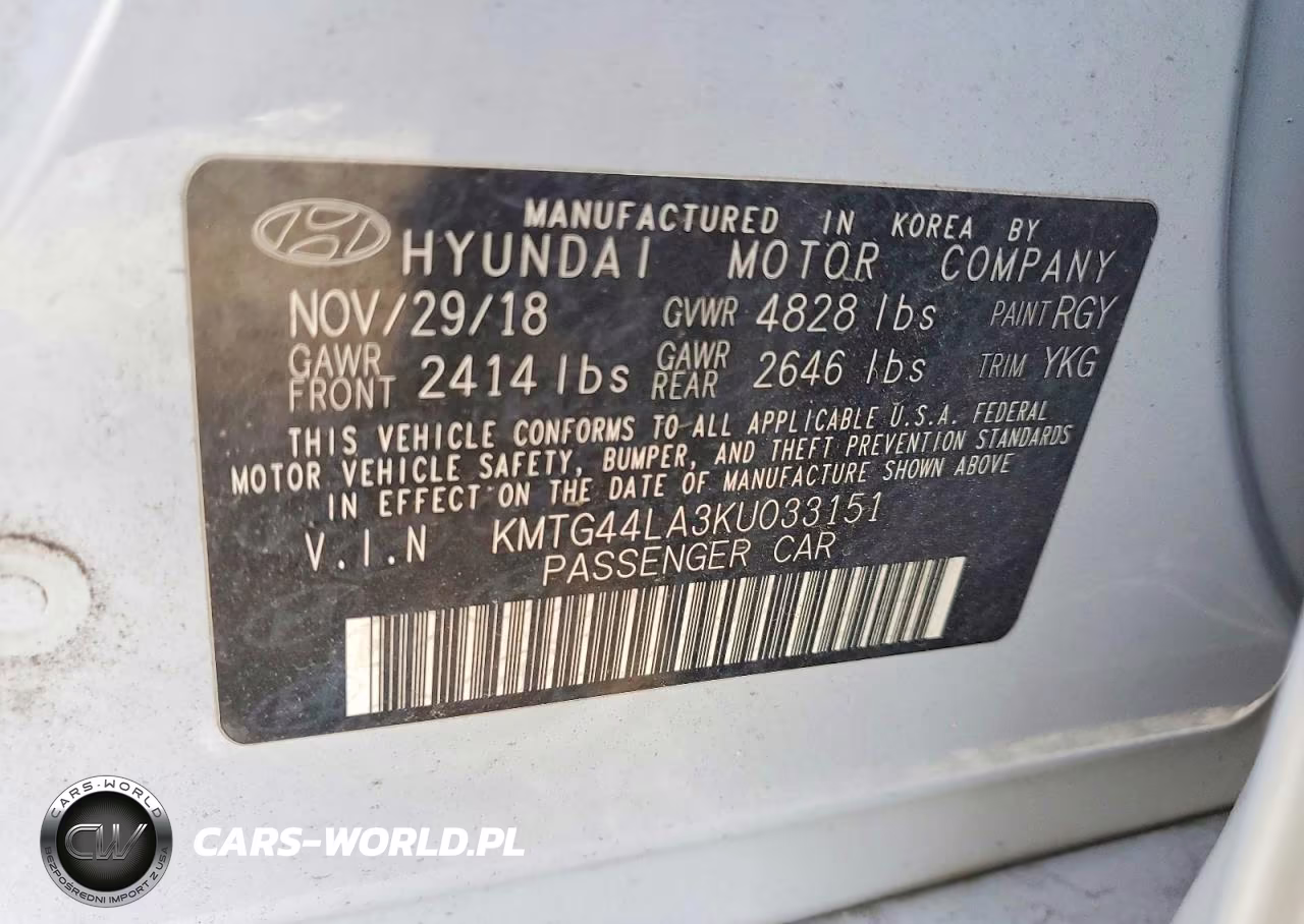 2019 Genesis G70 2.0T Advanced VIN:KMTG44LA3KU033151 - 12