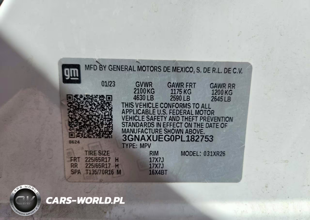 2023 Chevrolet Equinox Lt VIN:3GNAXUEG0PL182753 - 13