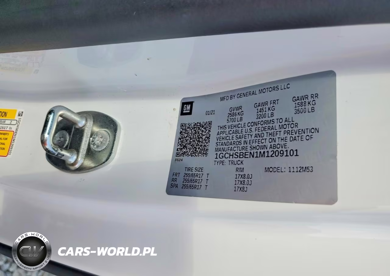2021 Chevrolet Colorado VIN:1GCHSBEN1M1209101 - 12