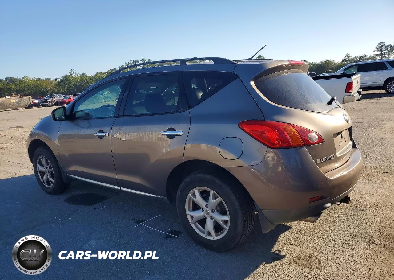 2009 Nissan Murano S VIN:JN8AZ18W79W201238 - 2