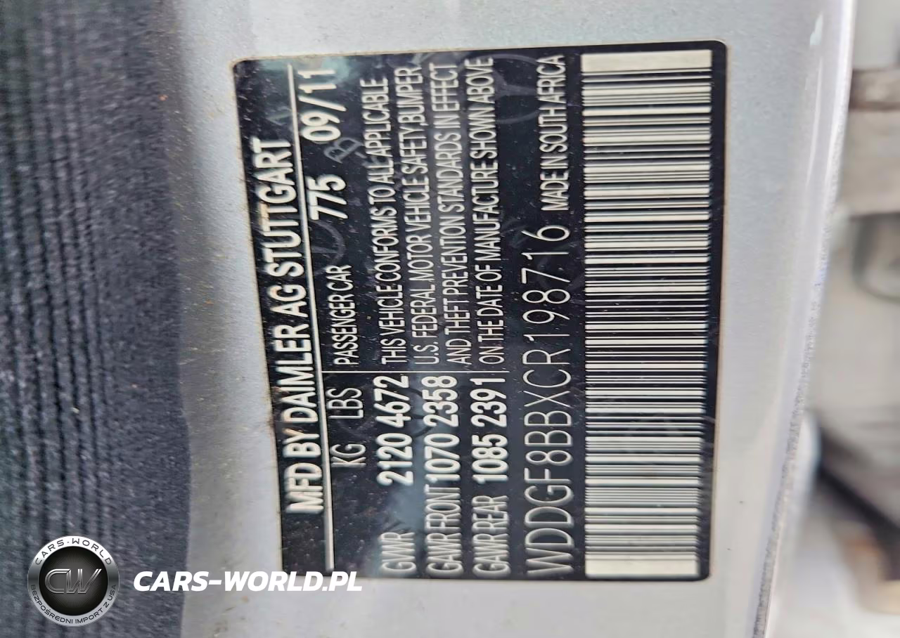 2012 Mercedes-Benz C 300 4Matic VIN:WDDGF8BBXCR198716 - 12