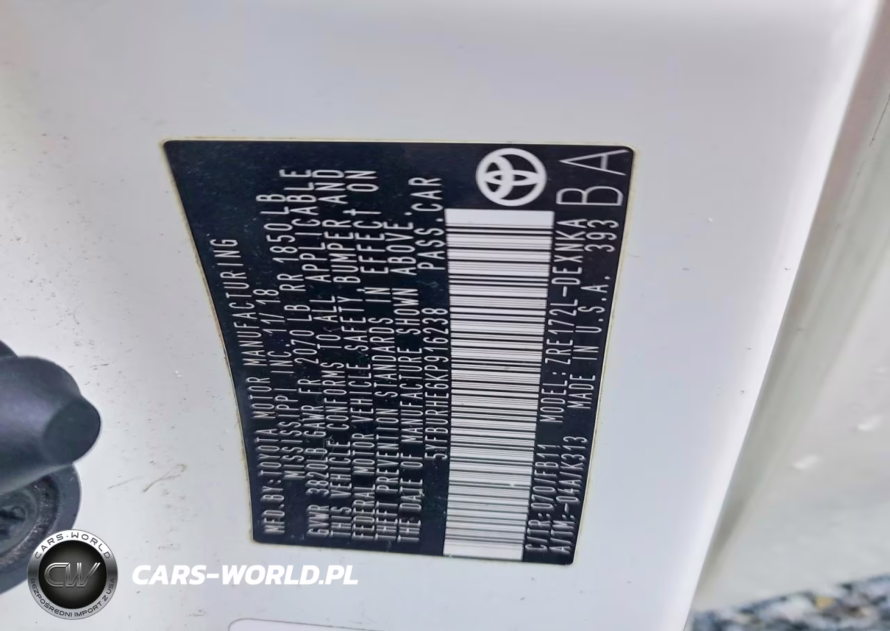 2019 Toyota Corolla Le VIN:5YFBURHE6KP916238 - 12