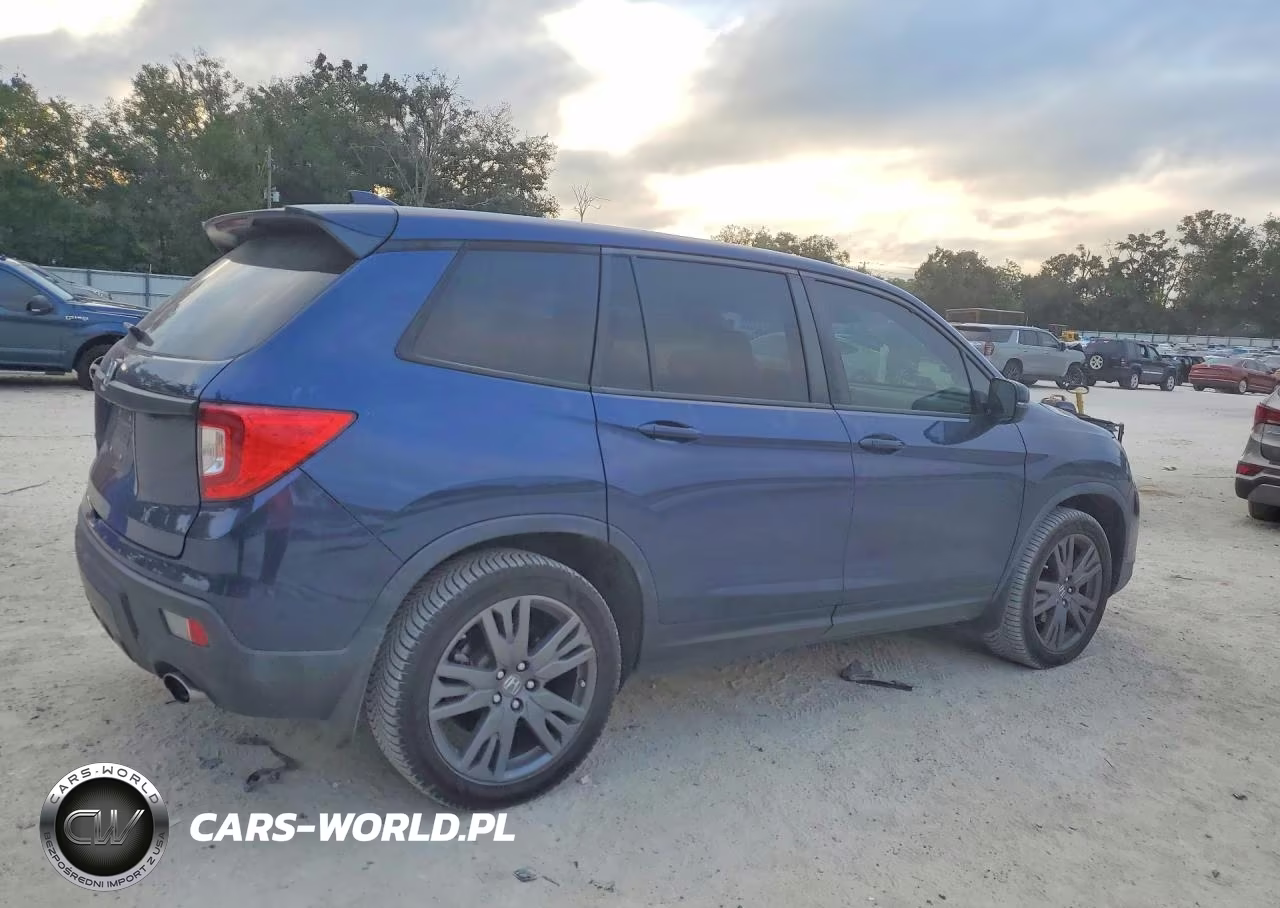 2021 Honda Passport Exl VIN:5FNYF7H58MB002578 - 3