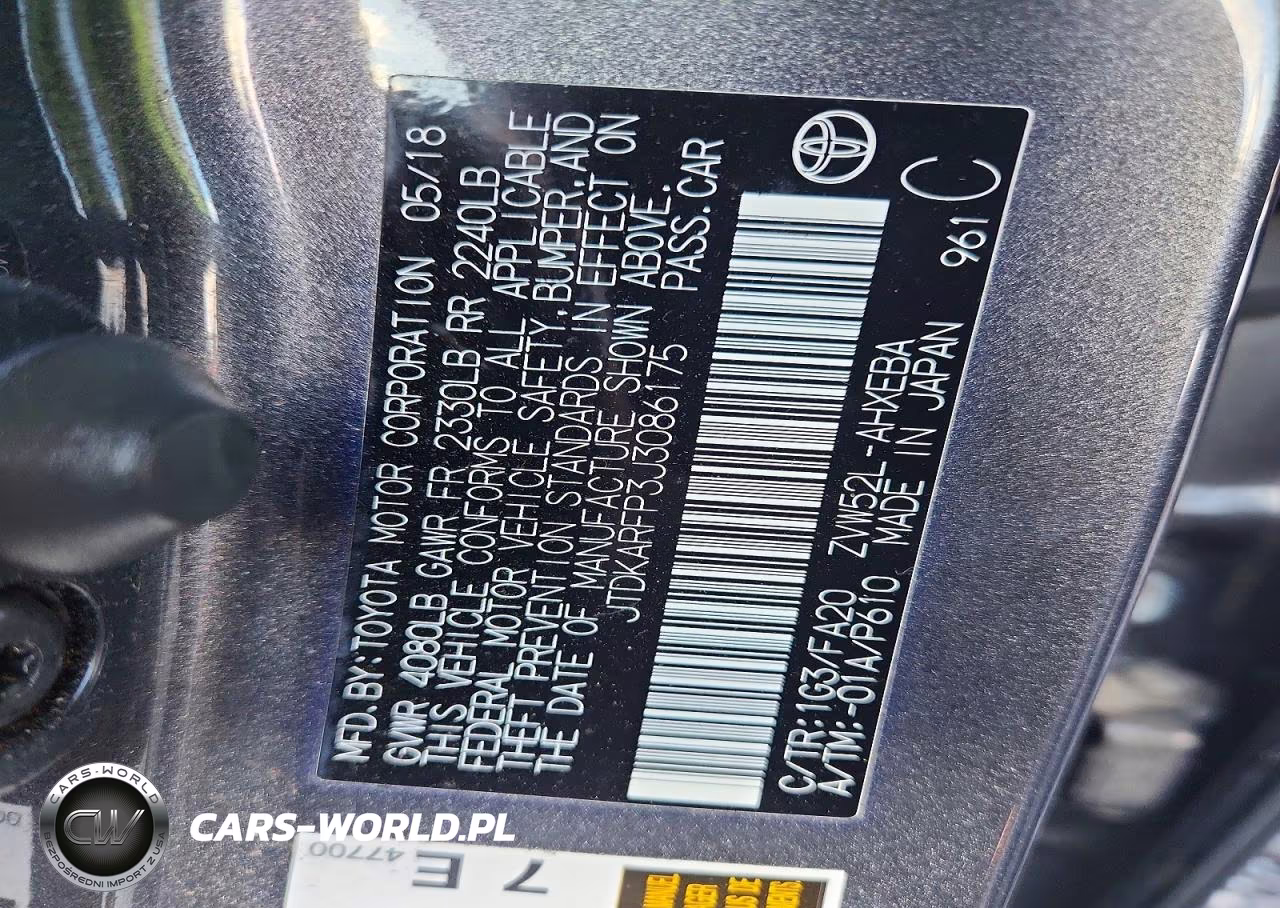 2018 Toyota Prius Prime Plus VIN:JTDKARFP3J3086175 - 13