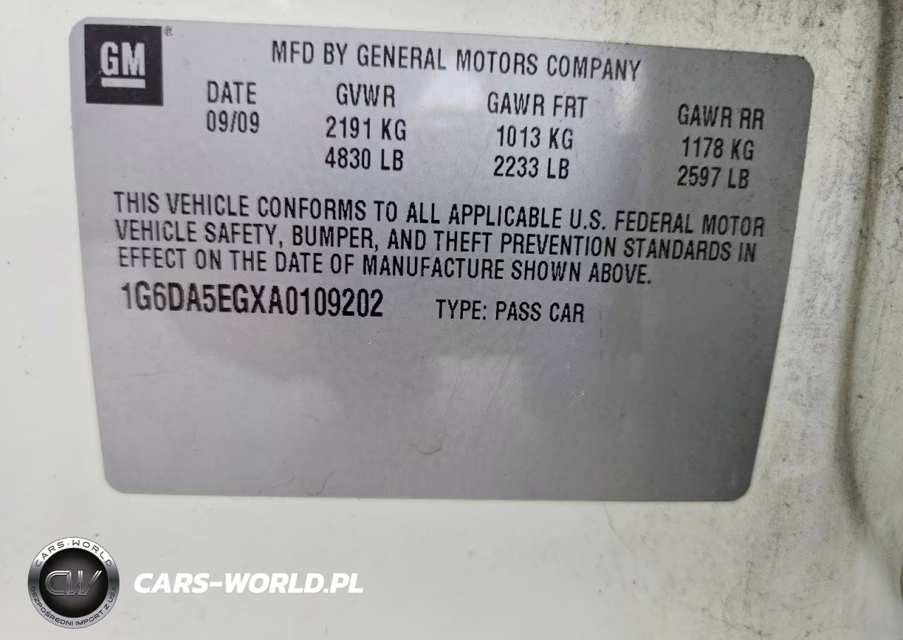 2010 Cadillac Cts VIN:1G6DA5EGXA0109202 - 12