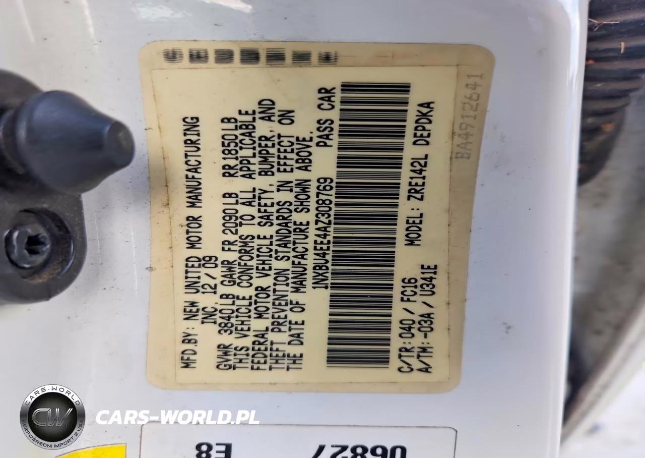 2010 Toyota Corolla Le VIN:1NXBU4EE4AZ308769 - 12